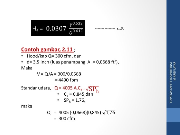 ETAPRIMA SAFETY ENGINEERING/ M. ARIEF LATAR -------- 2. 20 