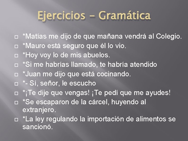 ELEMENTOS GRAMATICALES PARA LA ELABORACIN DE TEXTOS Instituto