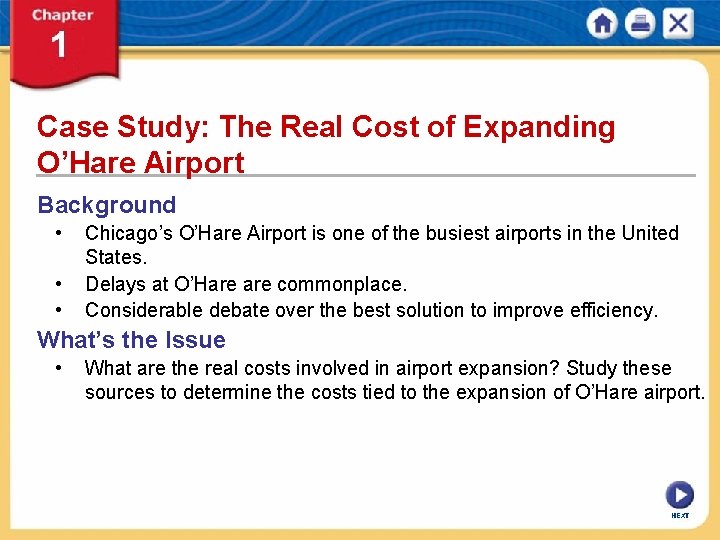 Case Study: The Real Cost of Expanding O’Hare Airport Background • • • Chicago’s