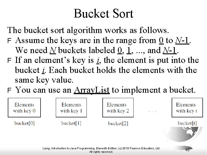 Chapter 23 Sorting Liang Introduction to Java Programming