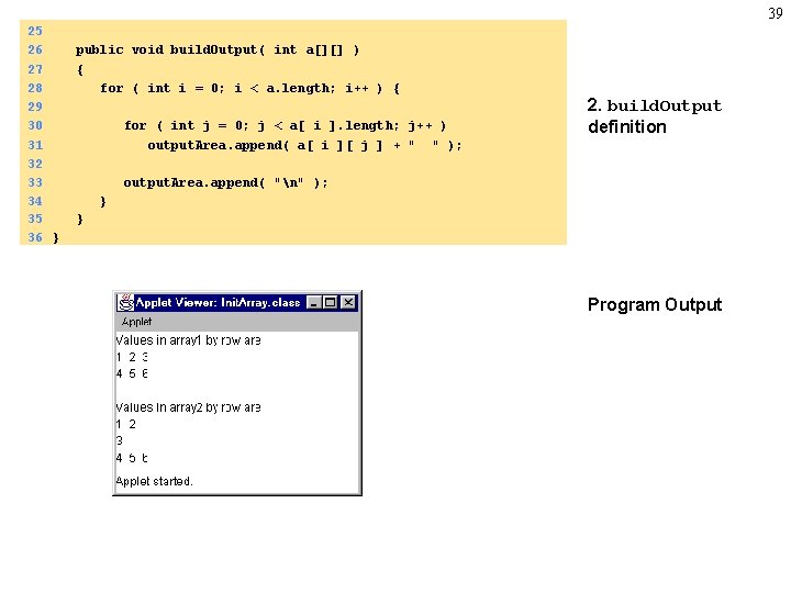 39 25 26 27 28 29 30 31 32 33 34 35 36 }