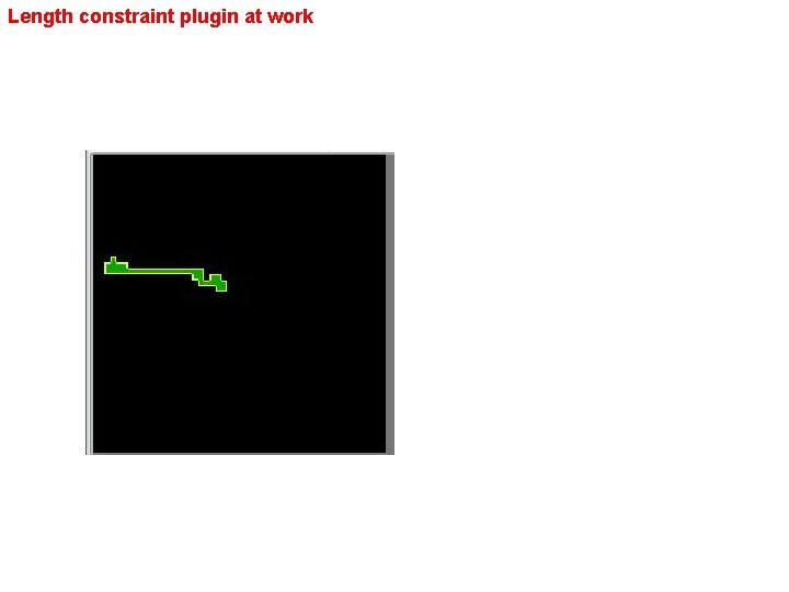 Length constraint plugin at work 