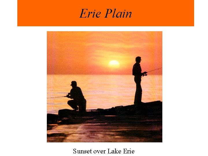 Erie Plain Sunset over Lake Erie 