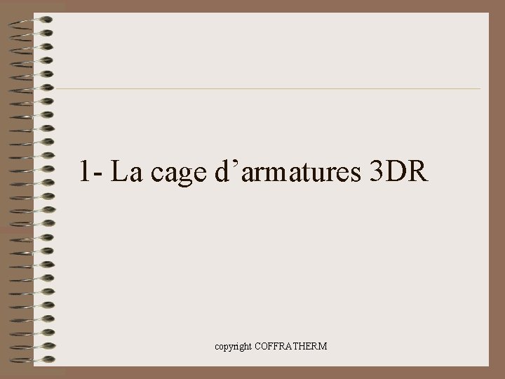 1 - La cage d’armatures 3 DR copyright COFFRATHERM 