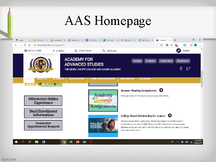 AAS Homepage 