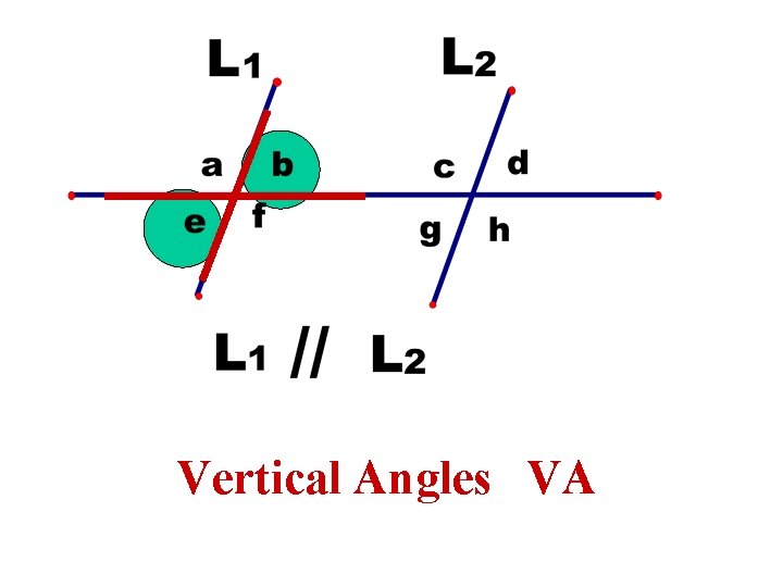 Vertical Angles VA 