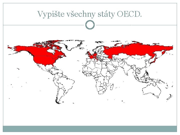 Vypište všechny státy OECD. 