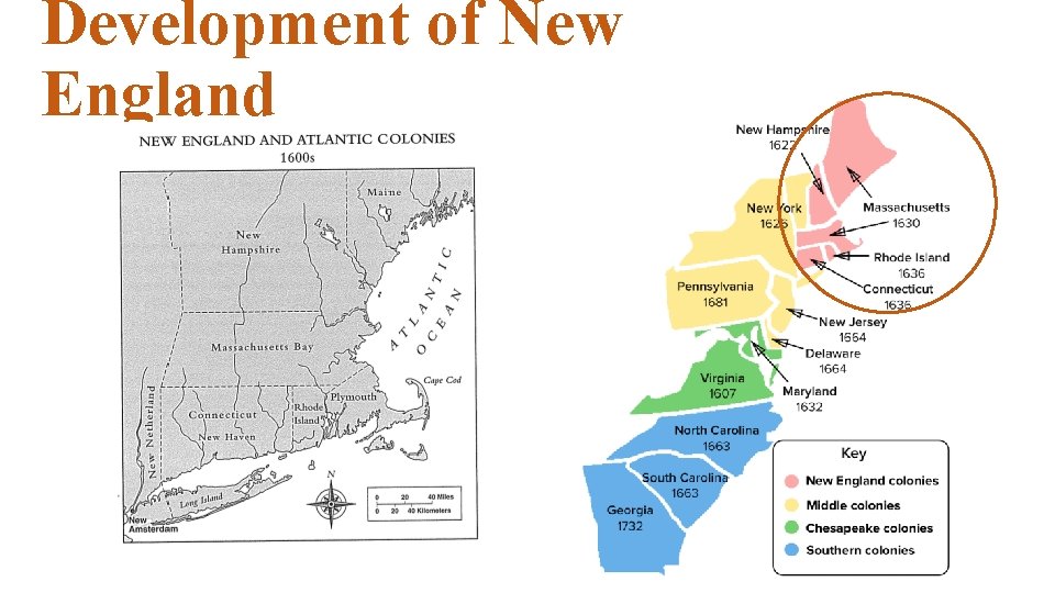 Development of New England Development of New England