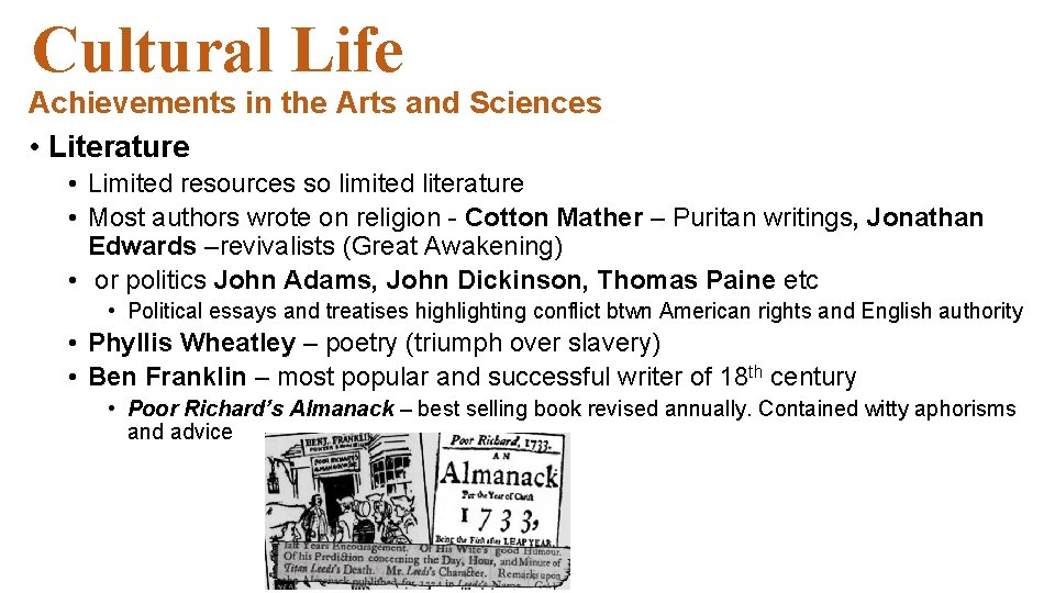 Cultural Life Achievements in the Arts and Sciences • Literature • Limited resources so Cultural Life Achievements in the Arts and Sciences • Literature • Limited resources so