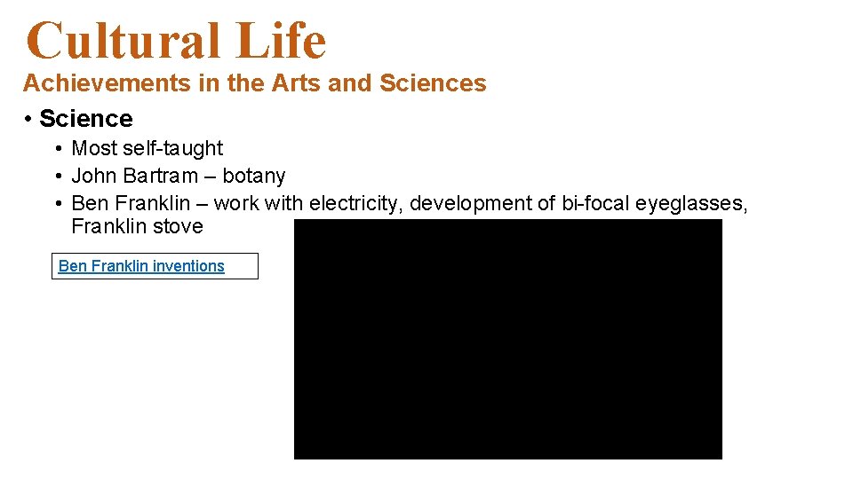 Cultural Life Achievements in the Arts and Sciences • Science • Most self-taught • Cultural Life Achievements in the Arts and Sciences • Science • Most self-taught •