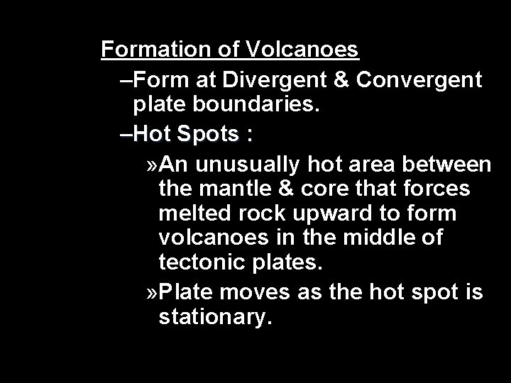 Ch 12 Volcanos Igneous Processes Extrusive Igneous Formations