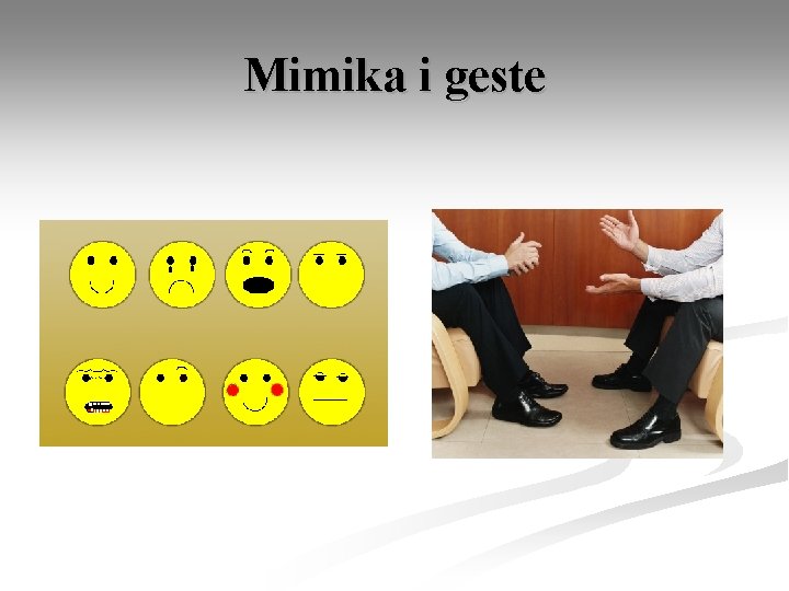 Mimika i geste 