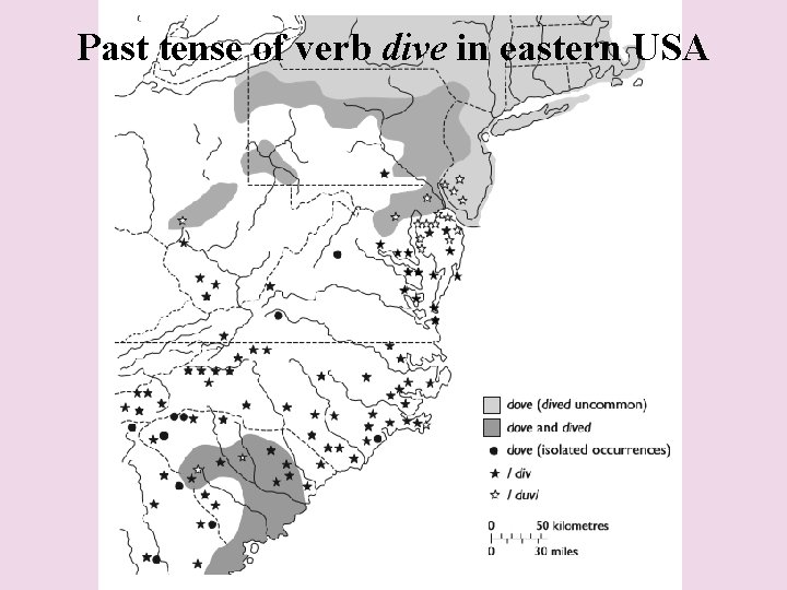 Past tense of verb dive in eastern USA 