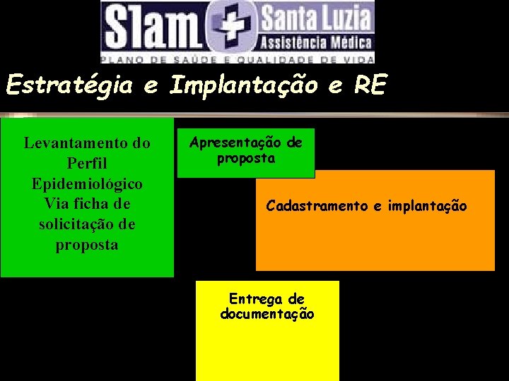 Estratégia e Implantação e RE Levantamento do Perfil Epidemiológico Via ficha de solicitação de