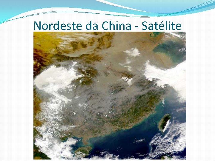 Nordeste da China - Satélite 