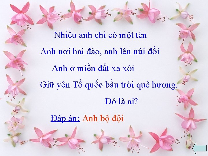 Nhiều anh chỉ có một tên Anh nơi hải đảo, anh lên núi đồi