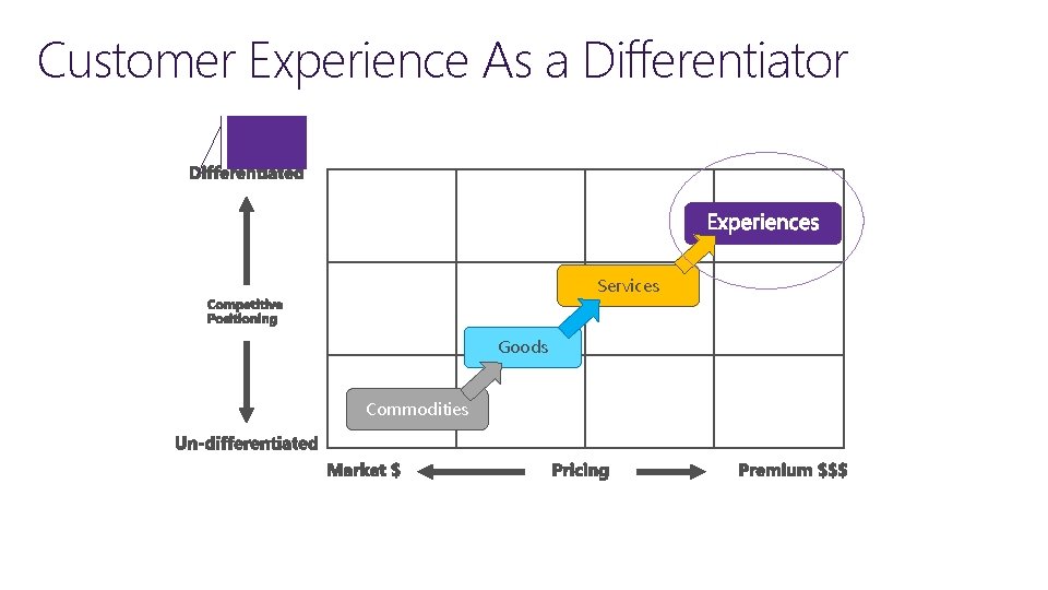 Customer Experience As a Differentiator Services Goods Commodities 