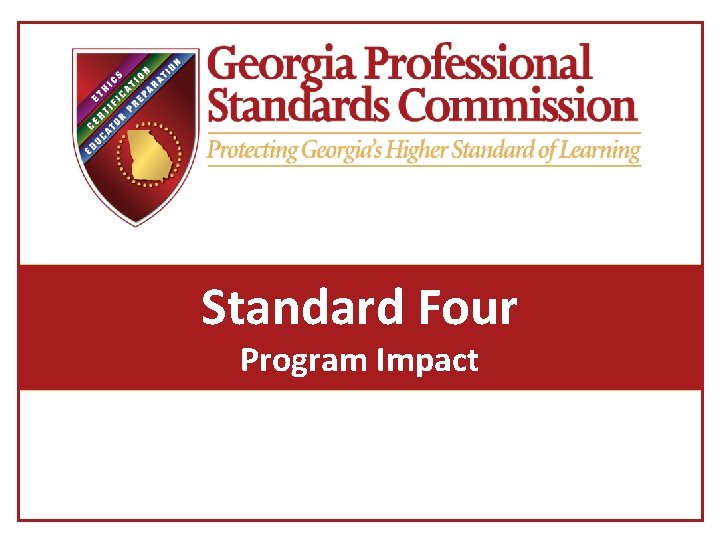Four Program Website Standard Four Program Impact Standard Four Program Impact