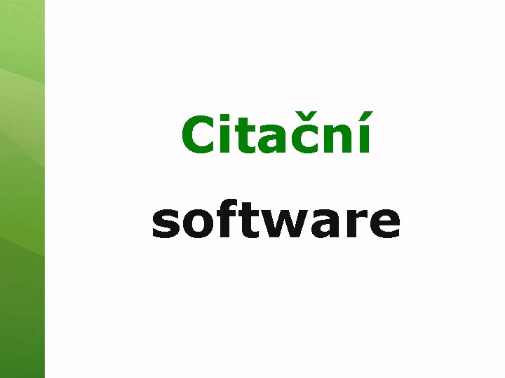 Citační software 