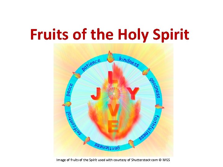 Fruits of the Holy Spirit Image of fruits of the Spirit used with courtesy