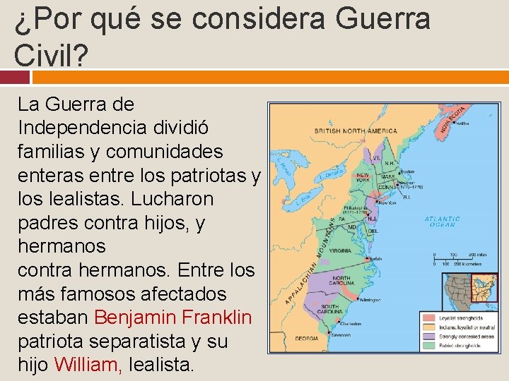 ¿Por qué se considera Guerra Civil? La Guerra de Independencia dividió familias y comunidades