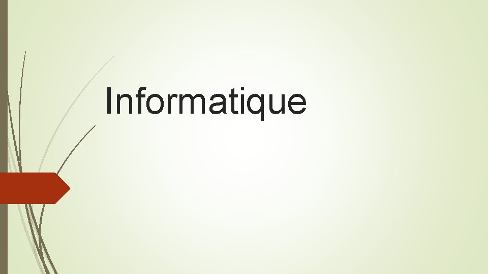 Informatique 