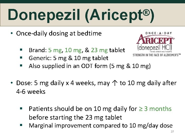 Aricept 23 Mg Generic