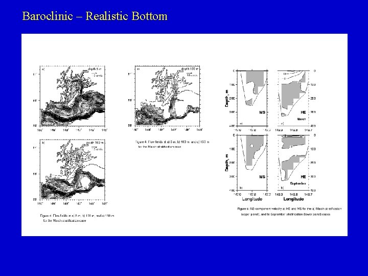 Baroclinic – Realistic Bottom 