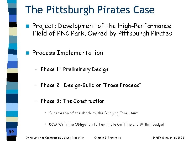 The Pittsburgh Pirates Case n Project: Development of the High-Performance Field of PNC Park,