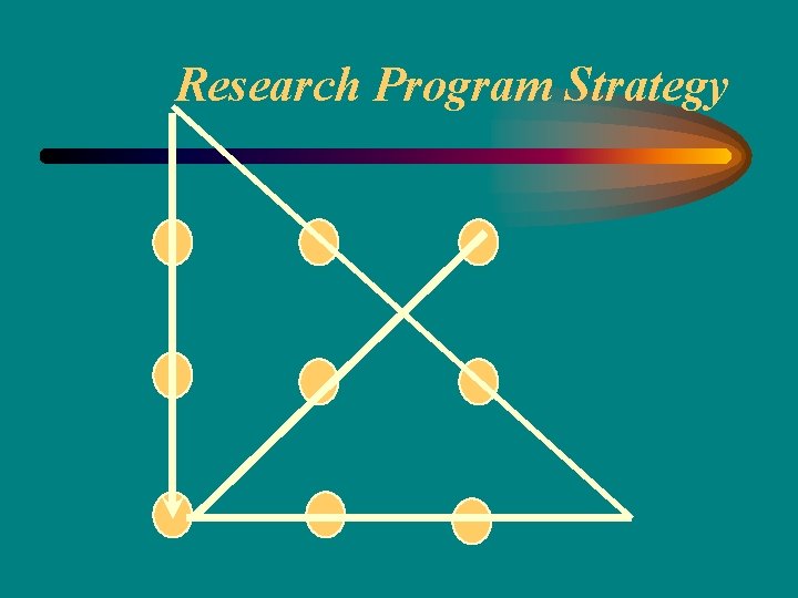 Research Program Strategy 