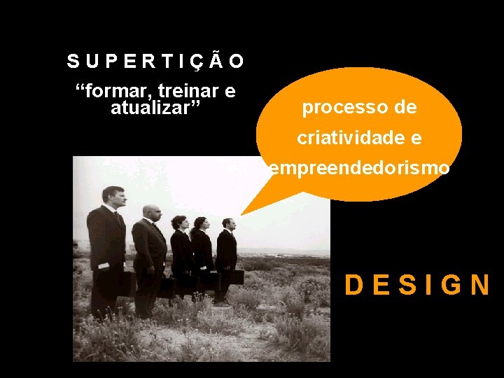 SUPERTIÇÃO “formar, treinar e atualizar” processo de criatividade e empreendedorismo DESIGN 