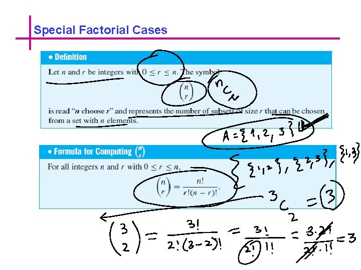 Special Factorial Cases 