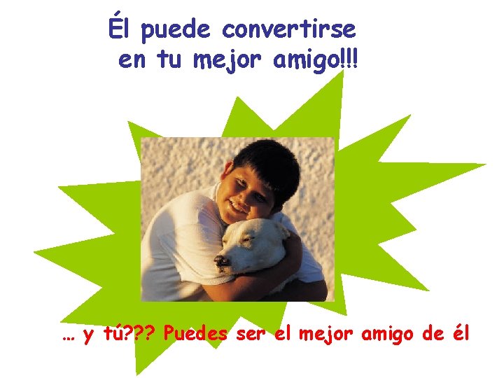 Él puede convertirse en tu mejor amigo!!! … y tú? ? ? Puedes ser