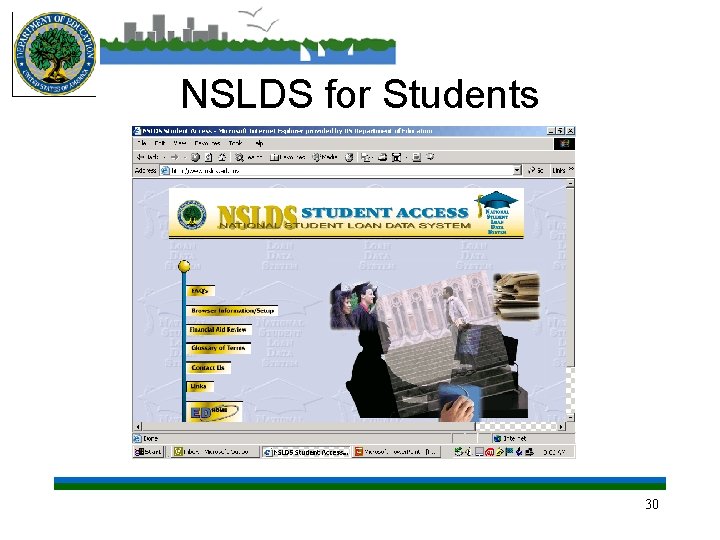 NSLDS for Students 30 