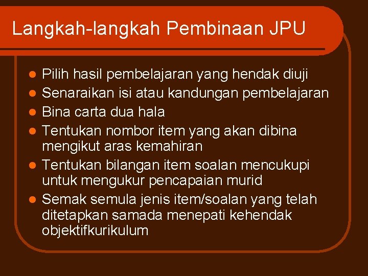 Konsep Pengujian L Satu Teknik Untuk Mendapatkan Maklumat