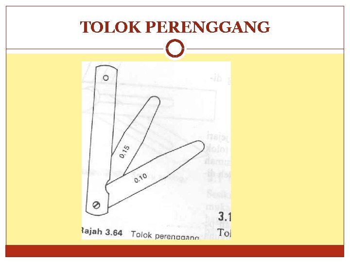 TOLOK PERENGGANG 