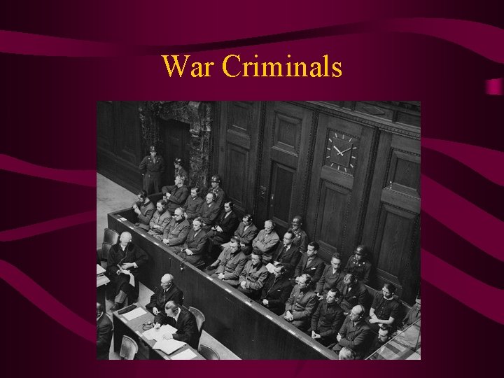 War Criminals 