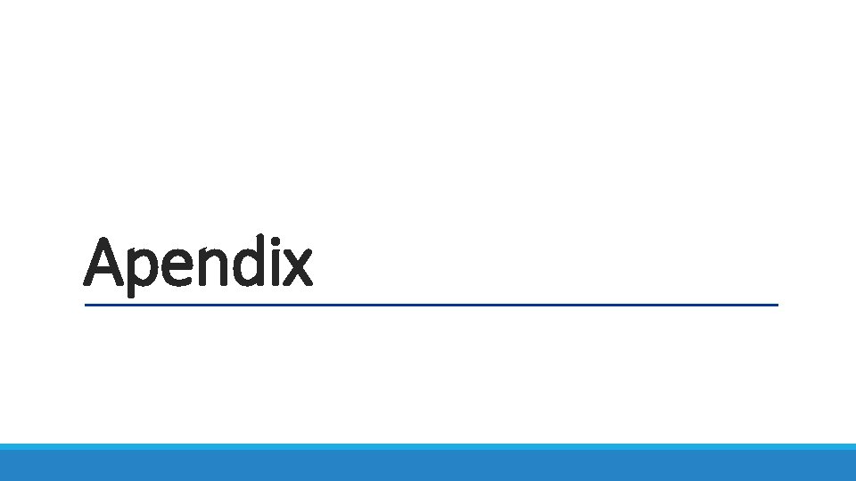 Apendix 