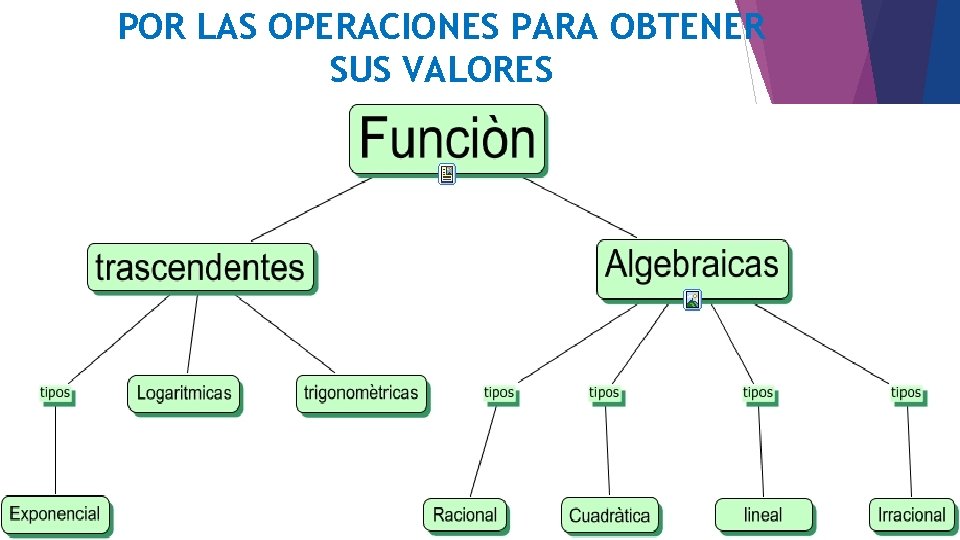 POR LAS OPERACIONES PARA OBTENER SUS VALORES 