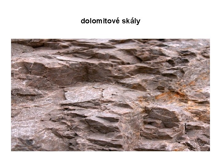 dolomitové skály 