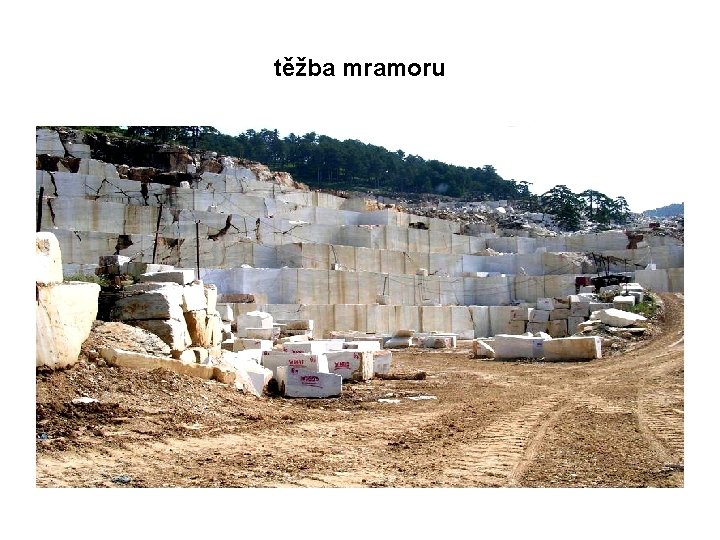 těžba mramoru 