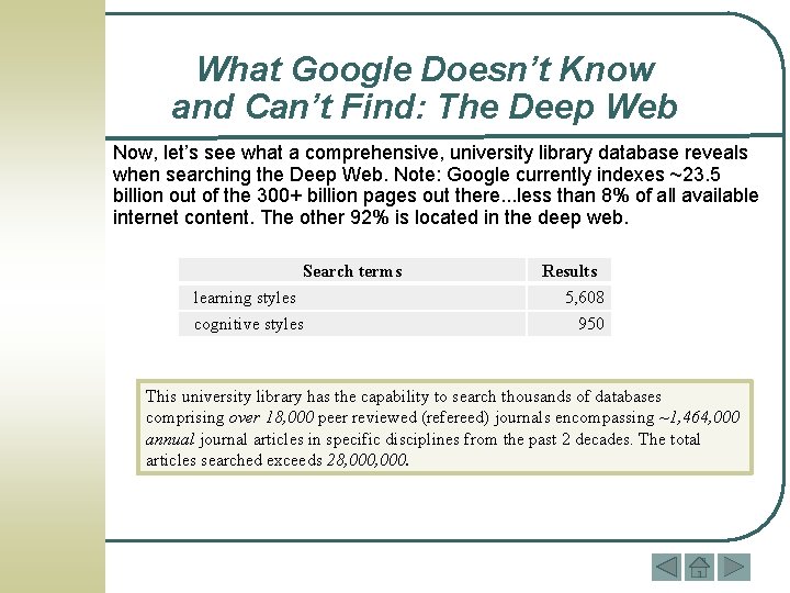 What Google Doesn’t Know and Can’t Find: The Deep Web Now, let’s see what