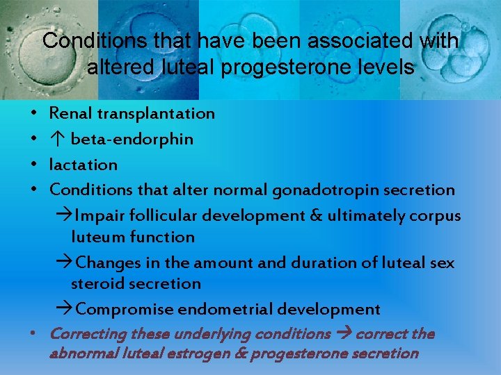 The clinical relevance of luteal phase deficiency a
