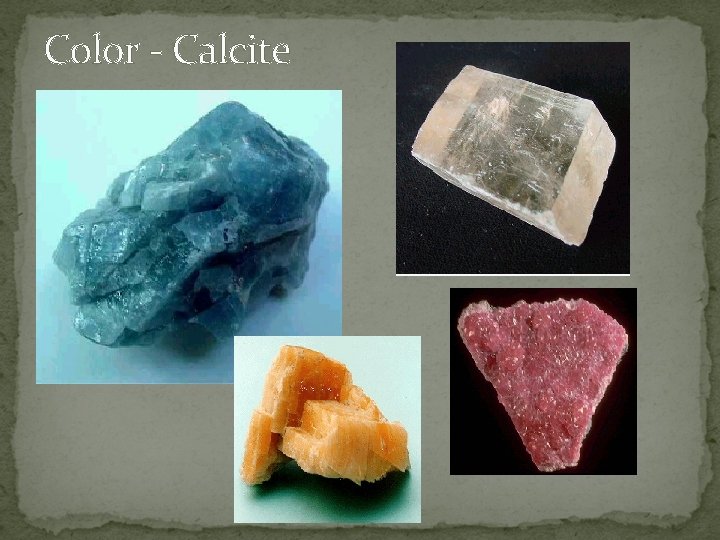 Color - Calcite 