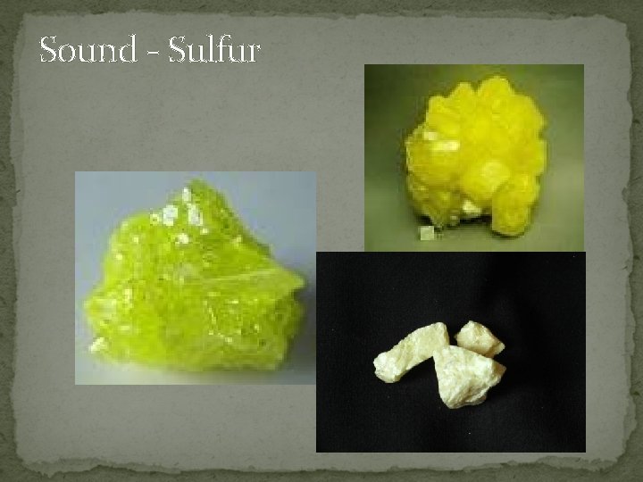 Sound - Sulfur 