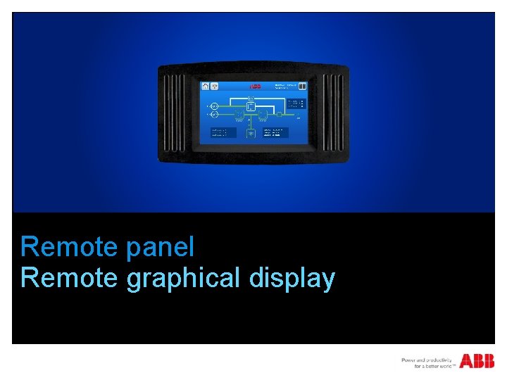 ABB Graphical display for UPS Graphical Display One