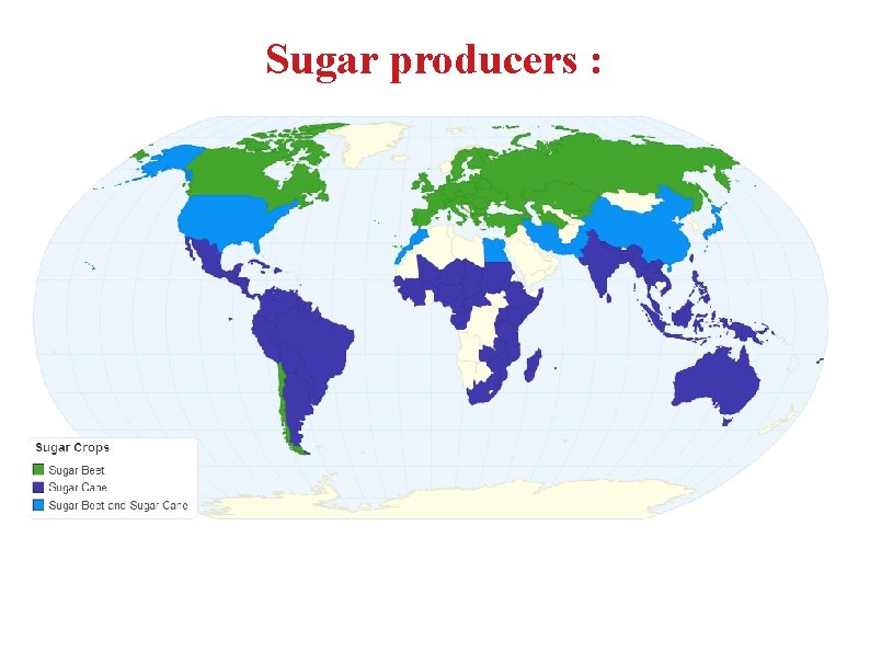 Sugar producers : 