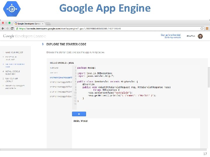 Google App Engine 17 