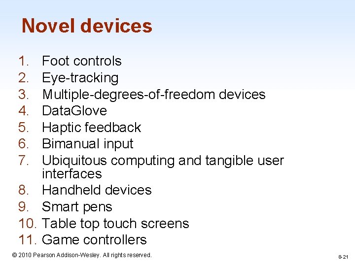 Novel devices 1. 2. 3. 4. 5. 6. 7. 8. 9. 10. 11. Foot