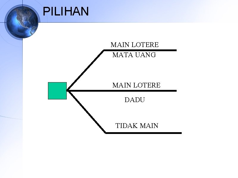 PILIHAN MAIN LOTERE MATA UANG MAIN LOTERE DADU TIDAK MAIN 